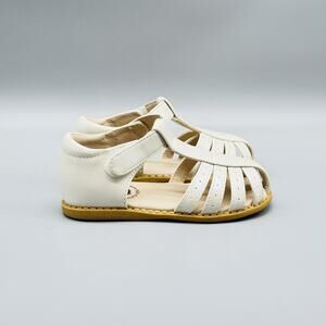 Livie & Luca Shoes Girls 7 c White Leather Ankle Strap Comfort Summer Sandals